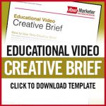 Download an Educational Video Creative Brief PDF Template