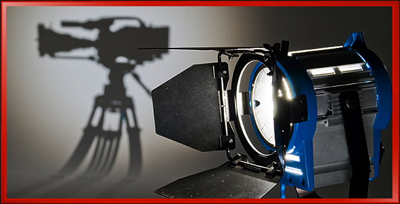 ENG Video Camera and Arri 1K Light