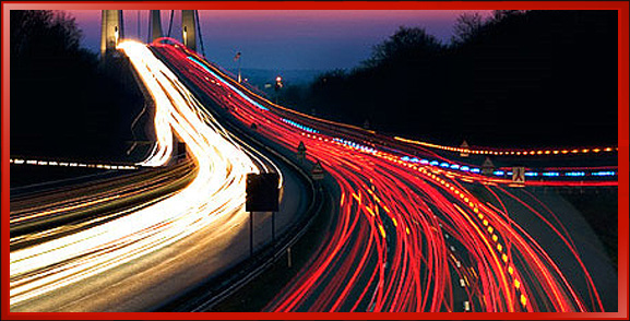 Time-lapse Photograph Traffic