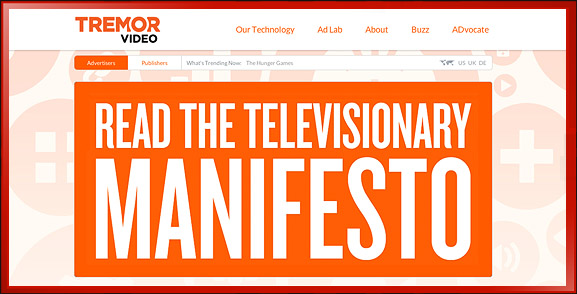 Tremor Video Read the Televisionary Manifesto