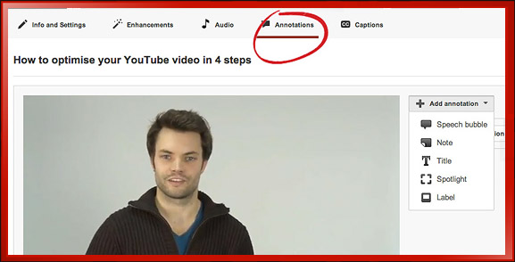 YouTube Annotations