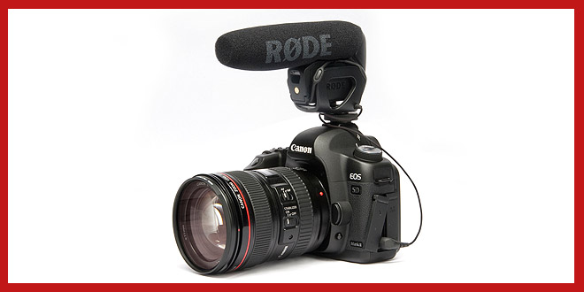 DSLR Rode Shotgun Hot Shoe Mounted Shotgun Microphone