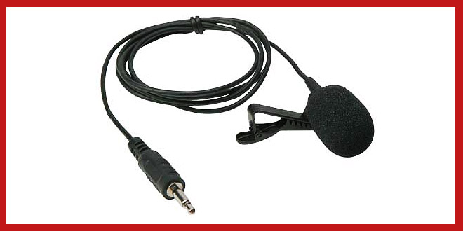 Lavalier Microphone Wire and Foam Cover