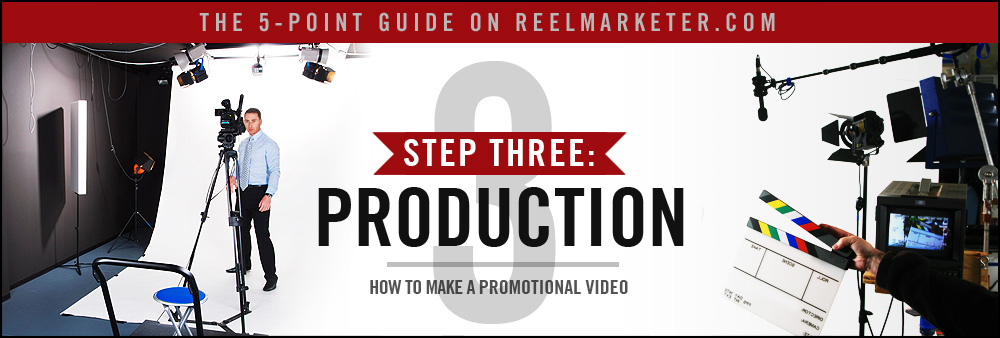 Step 3 - Production: Filming your Promotional Video and Supporting Audio and Visuals