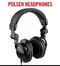 Polson Closed-Back Studio Monitor Headphones