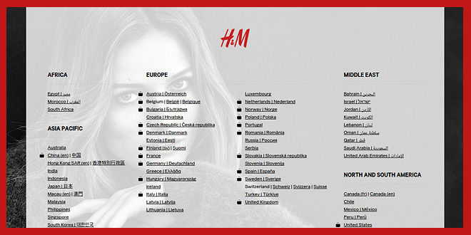 H&M Global Branded Stores