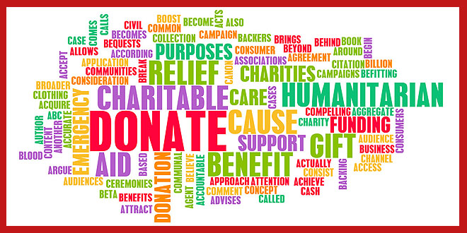 Non-Profit Charity Support Donate Graphic
